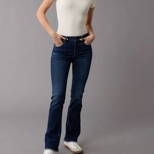 American Eagle • High rise skinny kick jeans